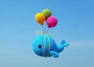 Read more about the article Amigurumi Crochet Flying Whale Pattern