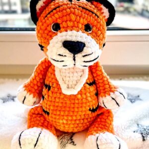 Read more about the article Amigurumi Crochet Plush Tiger Mark Pattern